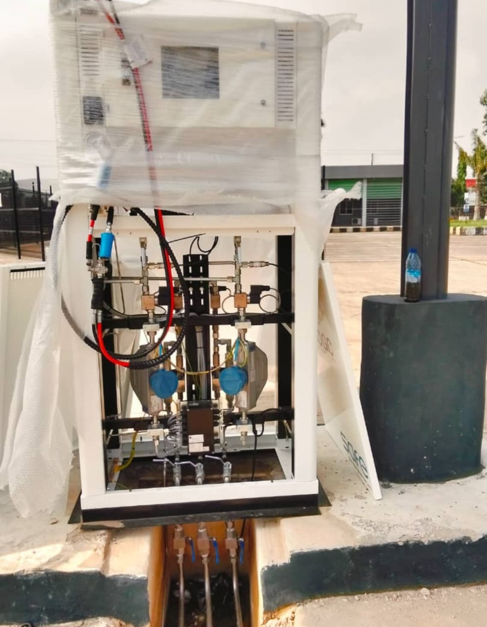 Installation of CNG compressors, storage, dispensers,