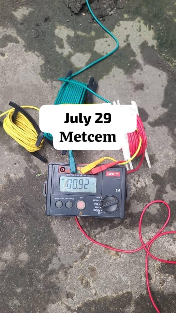 Earthing Result at Metcem